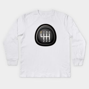 Gear Shift Kids Long Sleeve T-Shirt